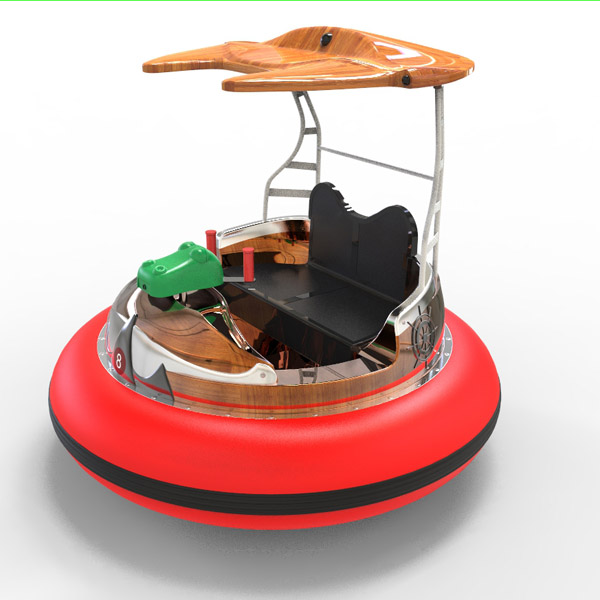 laser shooting bumpper boat-red