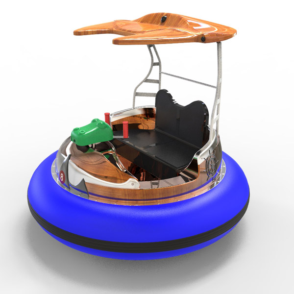 laser shooting bumpper boat -blue