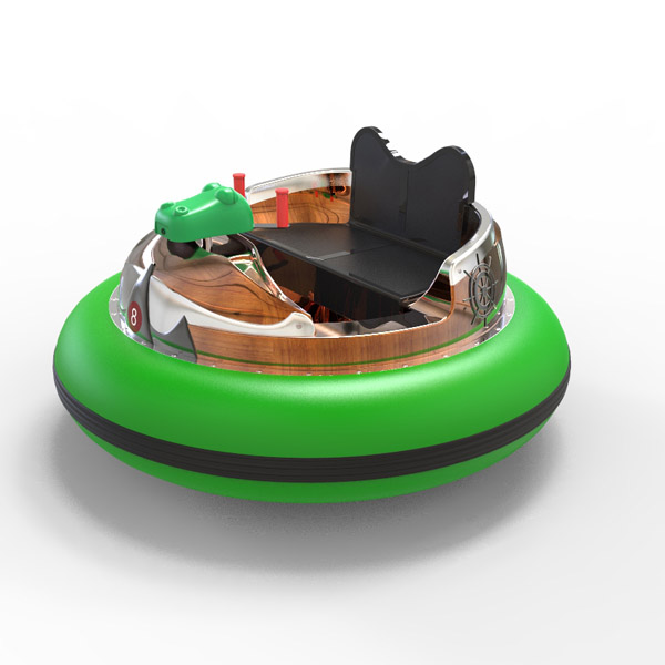 laser shooting bumpper boat -green 2